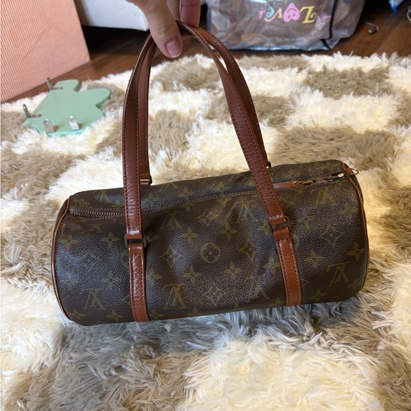 Louis Vuitton Brown Monogram Barrel Bag